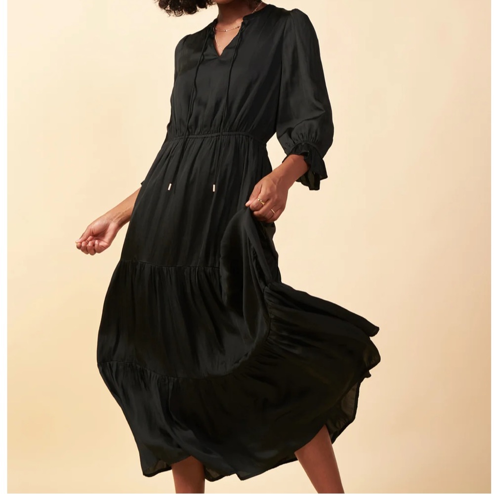 Skies are blue maxi dress, black, size small. New with tags